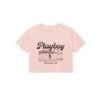 Desperado American Icon Women's Cropped T-Shirt 2 Desperado American Icon Women's Cropped T-Shirt -Fashion Clothing Store Playboy Pink Rider Art Womens CropTop 1