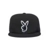 Rabbit Head Boucle Patch Field Hat 1 Rabbit Head Boucle Patch Field Hat -Fashion Clothing Store Playboy RH Boucle Patch Field Hat blk 01