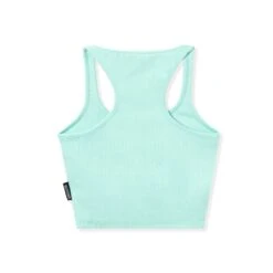 Classic Cropped Racer Tank -Fashion Clothing Store Playboy Racer Crop Top Mint 02 895a11f9 4afd 42da 86ae 308263535146