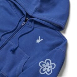 Women's Riptide Cropped Hoodie -Fashion Clothing Store Playboy Riptide Crop Jacket Beacoup Blue 03 6a758b15 ee33 4b32 bd43 9391c9225d7b