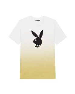 Men's Rabbit Head Ombre T-Shirt 12 Men's Rabbit Head Ombre T-Shirt -Fashion Clothing Store Playboy RisingGradient Tee Wht Yllw 02 9aade99b 7f68 466d bb21 79dc108d3551