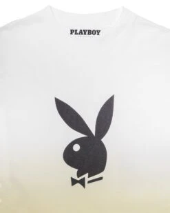 Men's Rabbit Head Ombre T-Shirt 13 Men's Rabbit Head Ombre T-Shirt -Fashion Clothing Store Playboy RisingGradient Tee Wht Yllw 03 67090acc fb73 4310 a735 080858f96d56