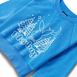 Women's Vintage Raglan Crewneck Sweatshirt -Fashion Clothing Store Playboy Vintage Raglan Marina 03