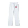 Women's Cherry Wide Leg Sweatpants 2 Women's Cherry Wide Leg Sweatpants -Fashion Clothing Store Playboy Womens Cherry Wide Leg Sweatpants White 02