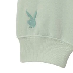 Women's Classic Crewneck 29 Women's Classic Crewneck -Fashion Clothing Store Playboy Womens Classic Crewneck Mint Green 04