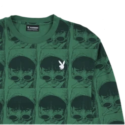 Playboy X Pleasures Playmate Heavyweight Long Sleeve 15 Playboy X Pleasures Playmate Heavyweight Long Sleeve -Fashion Clothing Store PlayboyxPleasuresPlaymateHeavyweightLongSleeve GREEN