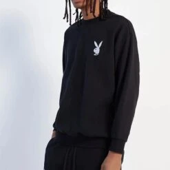 PB Rocky Point Crewneck Black 8 PB Rocky Point Crewneck Black -Fashion Clothing Store RockyPointCrewNeckSweatshirtpic2