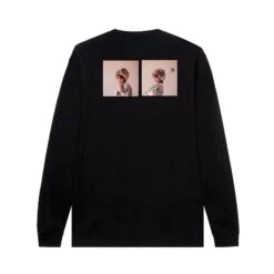 January 1964 Playmate Sharon Rogers Ski Bunny Long Sleeve -Fashion Clothing Store SKIBUNNY1964 BLACKLSTEE BACK