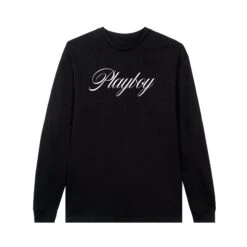 January 1964 Playmate Sharon Rogers Ski Bunny Long Sleeve -Fashion Clothing Store SKIBUNNY1964 BLACKLSTEE FRT