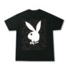 Playboy Masthead Kanji Black Tee -Fashion Clothing Store playboy tee 14a 1