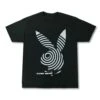 Playboy Spiral Black Tee