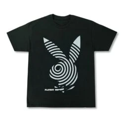 Playboy Spiral Black Tee