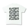 Playboy Kanji Masthead White Logo Tee 2 Playboy Kanji Masthead White Logo Tee -Fashion Clothing Store playboysampleshot
